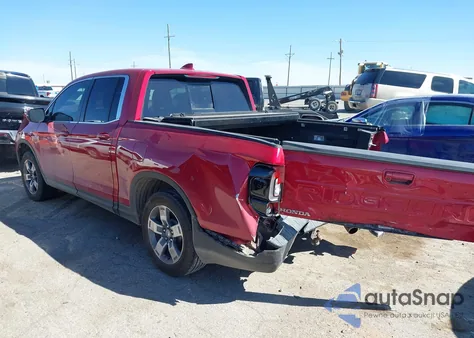 2025 Honda Ridgeline Rtl z USA, uszkodzony, nr VIN 5FPYK3F57SB018668